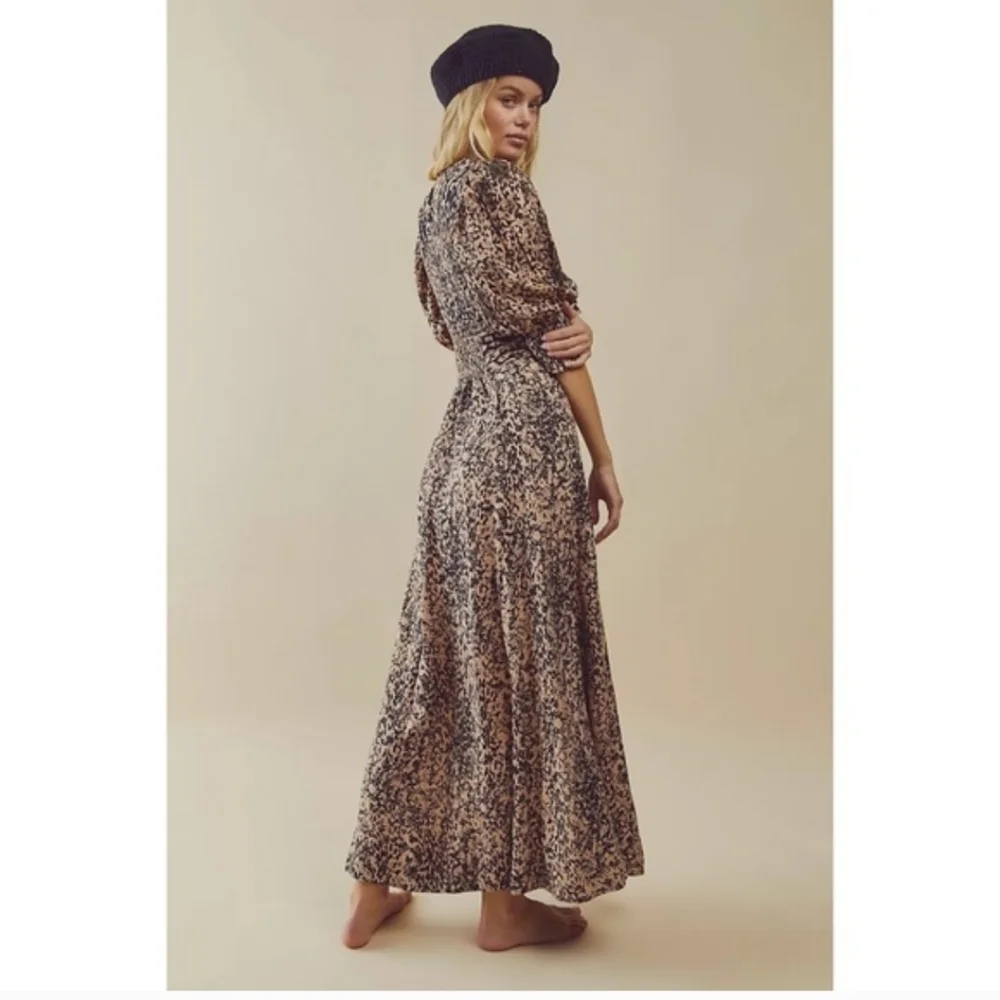 Free People String Of Hearts Maxi Dress In Cream Combo